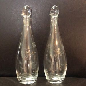 Princess House Exclusive crystal cruet set